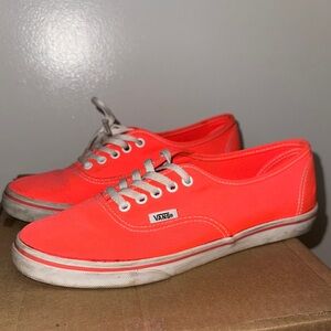 VANS Neon Lace up Shoes